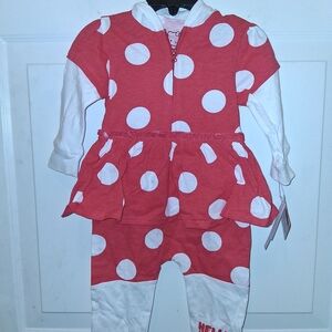 Hello Kitty Red and White Polka Dot One-Piece